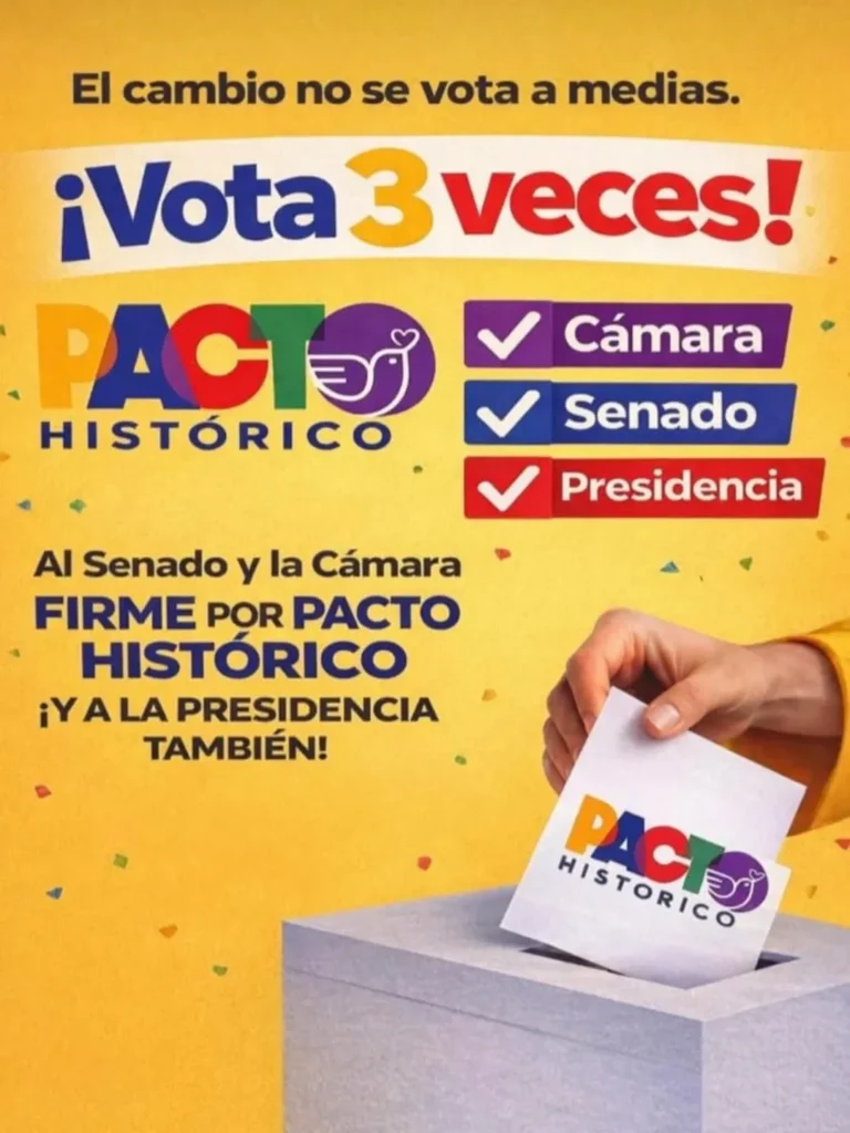 👀¡pilas nariÑo! el cambio no se vota a medias…el 8 de marzo vota 3 veces pacto histÓrico ✅pre